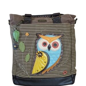 Chala Brown Owl Tote Bag